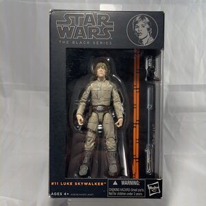 Star Wars Luke Skywalker #11 Black Series Orange Line 6 Inch - FAST SHIPPING✅